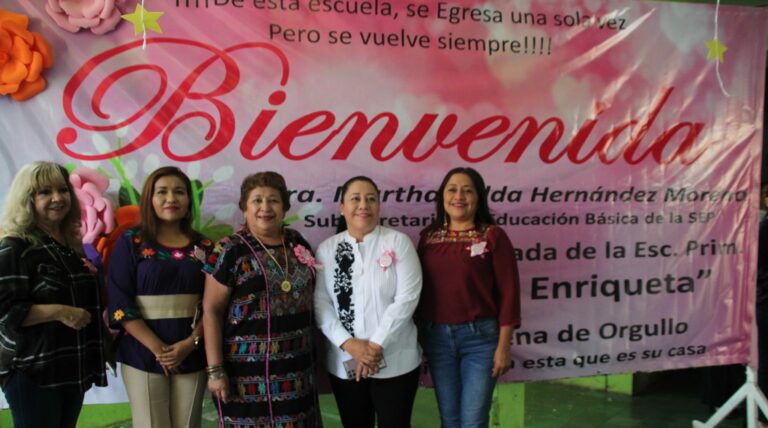 Subsecretaria de Educación Básica acude a Consejo Técnico Escolar en Poza Rica, Veracruz