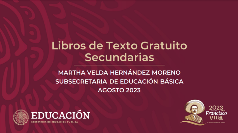 Figuras educativas, estudiantes, madres, padres y tutores, aquí pueden informarse Libros de Texto Gratuitos para el nivel Secundaria.