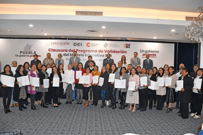 Reconocen a docentes de Puebla por su participación en el “Programa de validación del Modelo Educativo SER”