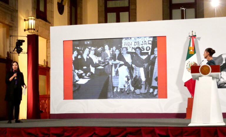 Amalia Solórzano, defensora de la expropiación petrolera, los exiliados españoles, los estudiantes y las comunidades indígenas