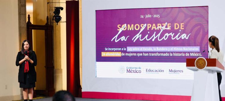 SEB presenta Reforma al artículo 18 de la Ley sobre el Escudo, la Bandera y el Himno Nacional en materia de reconocimiento a las mujeres que han transformado nuestra patria