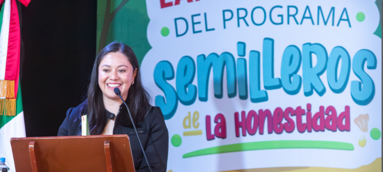 Lanzan Semilleros de la Honestidad, programa anticorrupción para la formación de valores en las niñas y niños del país
