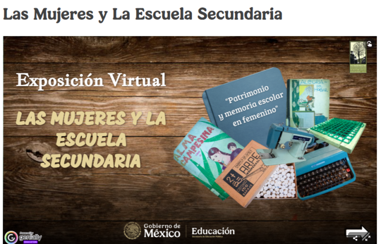 Inauguran exposición virtual “Las mujeres y la escuela secundaria. Patrimonio histórico escolar en femenino”
