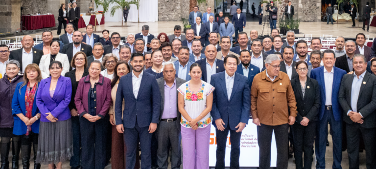 Coinciden Mario Delgado y Alfonso Cepeda en el compromiso del Gobierno de México con el magisterio